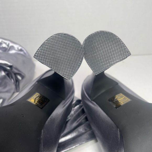 Jeffrey Campbell BNIB Small PANTALONES 6M platform women Silver - Picture 10 of 16